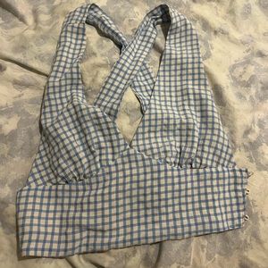 LA Hearts | Plaid Crop Top